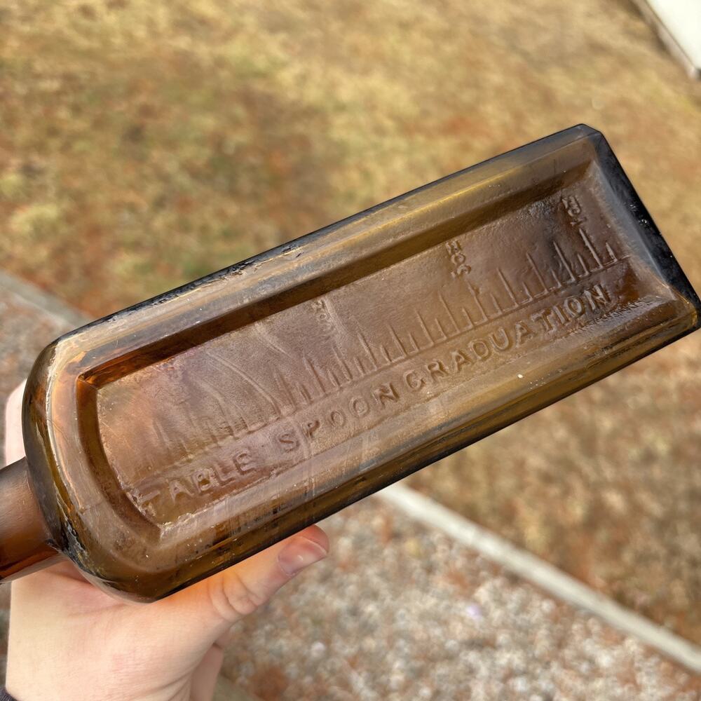 Antique Amber Pat. 1866 Dr SB HARTMAN & Co Michler's Herb Bitters Bottle - Picture 12 of 13